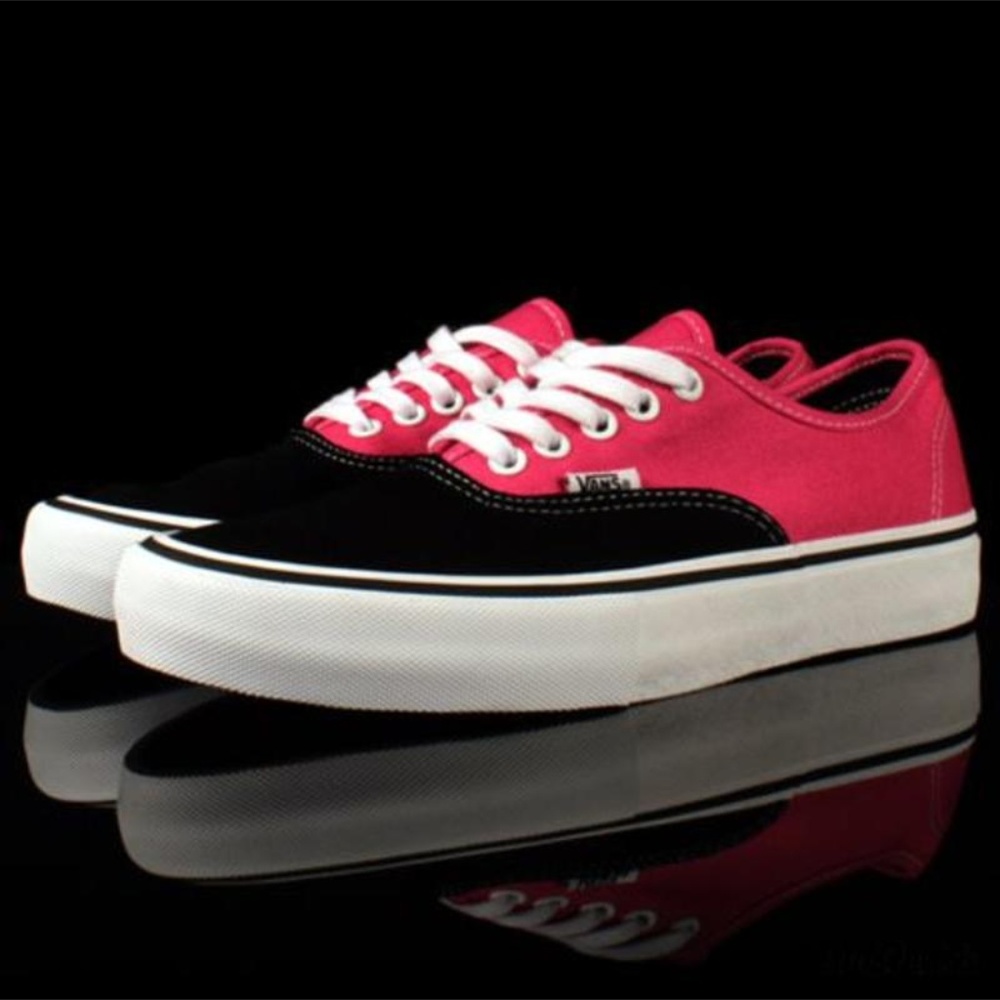 NWT VANS Authentic Pro Black Magenta W AUTHENTIC - Picture 8 of 8